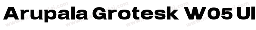 Arupala Grotesk W05 Ultra It字体转换